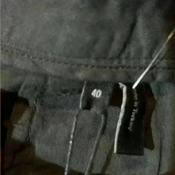 $145 NWT THEORY ZAINE GDS 7" BLACK PATTON MEN 40 CHINO SUPIMA COTTON TWILL SHORT - Picture 2 of 7